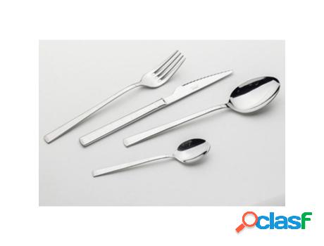 Cuberteria alisas chuletero 24 piezas