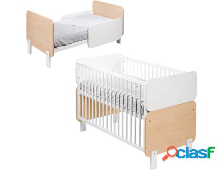 Cuna COOL DREAMS Jumeirah nordic (Blanco - Madera haya -