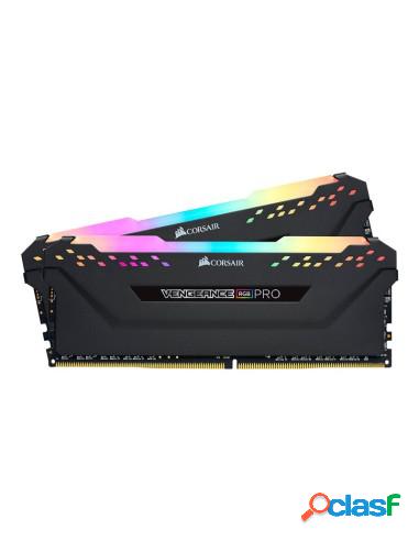DDR4 16GB BUS 3200 CORSAIR VENGEANCE RGB PRO BLACK KIT 2X8GB