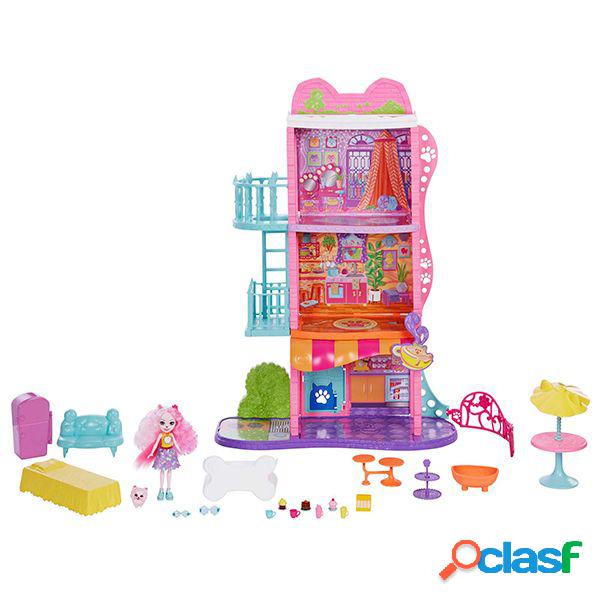 Enchantimals City Tails Apartamento de Palmer Pomeranian