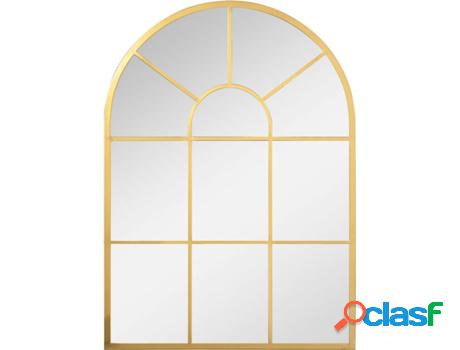 Espejo Decorativo HOMCOM 830-631V00GD 50x2x70 cm Oro