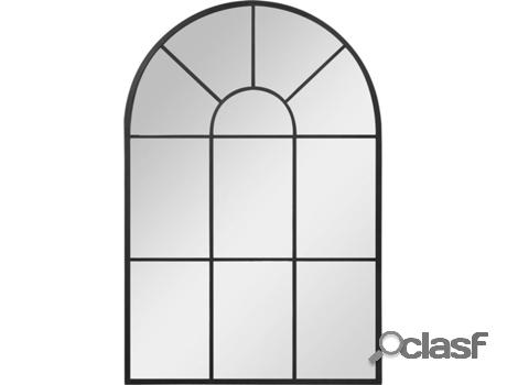Espejo Decorativo HOMCOM 830-631V01BK 50x2x70 cm Negro