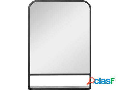Espejo Decorativo HOMCOM 830-633V00BK 70x50x10.2cm Negro
