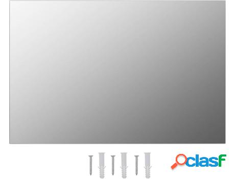 Espejo de Pared VIDAXL Vidrio (Gris - 60x40 cm)