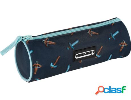 Estuche MINECRAFT Pica Pica Redondo (Multicolor - Poliéster