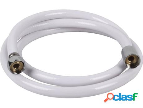 Flexo Ducha Pvc/Latón Color Blanco 1,5M