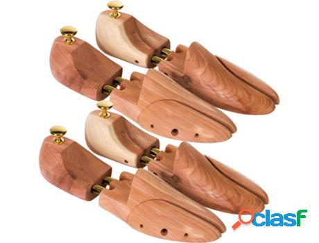 Formas de Zapatos TECTAKE (26.5 x 8.5 x 7.5 cm - Madera -