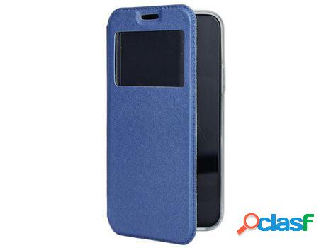 Funda ACCETEL para Huawei P Smart 2021 Flip Cover Gandy Azul