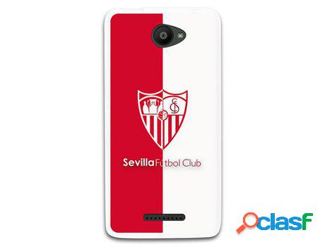 Funda Oficial Sevilla Escudo Bicolor Para Bq Aquaris U Lite
