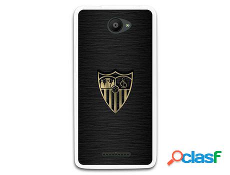 Funda Oficial Sevilla Escudo Oro Para Bq Aquaris U Lite