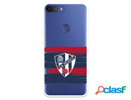 Funda Para Alcatel 1S 2019 Del Huesca Rayas Transparente -