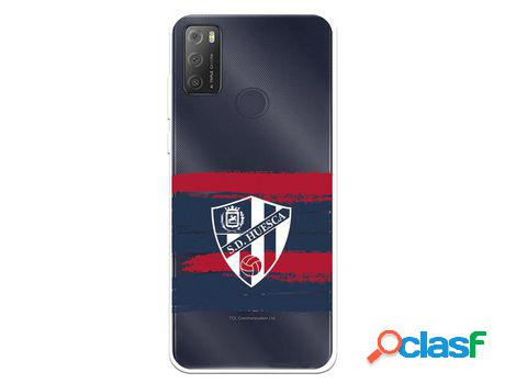 Funda Para Alcatel 1S 2021 Del Huesca Rayas Transparente -