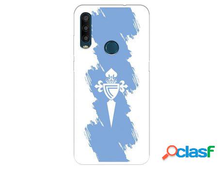 Funda Para Alcatel 1Se 2020 Del Rc Celta Escudo Trazo Azul -
