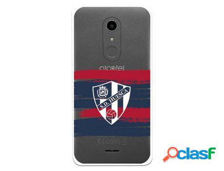 Funda Para Alcatel A3 Del Huesca Rayas Transparente -