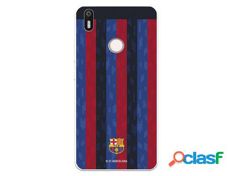 Funda Para Bq Aquaris X Del Fc Barcelona Fondo Rayas