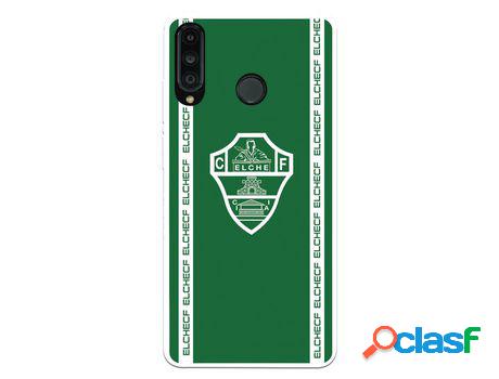 Funda para Huawei P30 Lite del Elche CF Escudo Fondo Verde