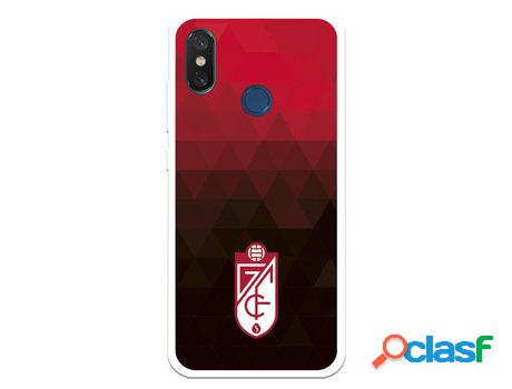 Funda para Xiaomi Mi 8 del Granada CF Escudo - Fondo Rojo y