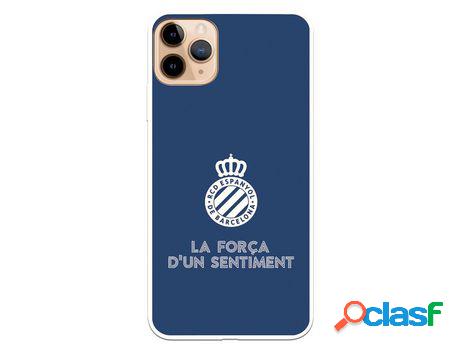 Funda para iPhone 11 Pro Max del RCD Espanyol Escudo Fondo