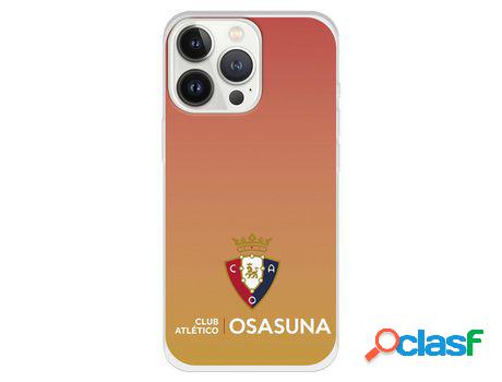 Funda para iPhone 13 Pro del Osasuna Escudo Fondo Degradado