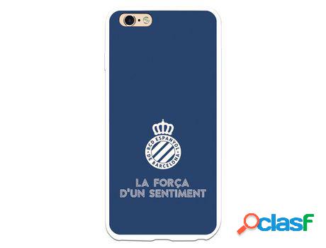 Funda para iPhone 6 Plus del RCD Espanyol Escudo Fondo Azul
