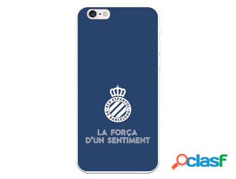 Funda para iPhone 6 del RCD Espanyol Escudo Fondo Azul