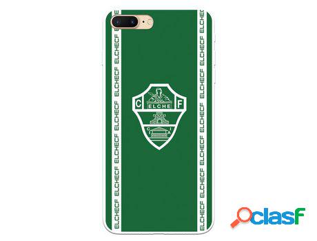 Funda para iPhone 7 Plus del Elche CF Escudo Fondo Verde