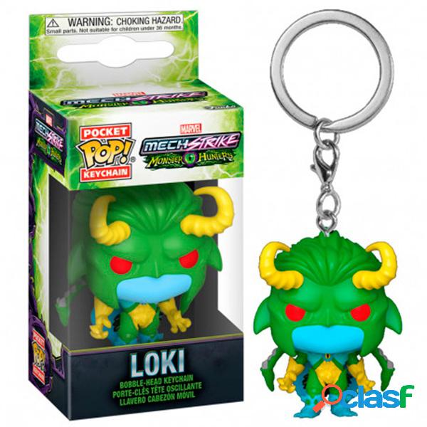 Funko Pop! Marvel Llavero Monster Hunters Loki