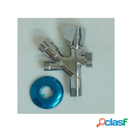Grifo Tradicional 1/2"-3/8" 3/4" Toma Pared Laton/Cromo
