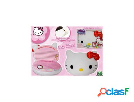 Hello Kitty Cabeza Cojin Secreto Lavable Con Conector Mp3