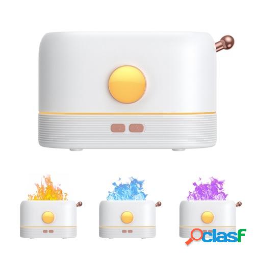 Humidificador de aire con aroma de llama de simulación