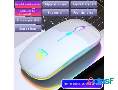 Inalámbrico Mouse Ultra-Thin 2.4G Luminous Mute Switch