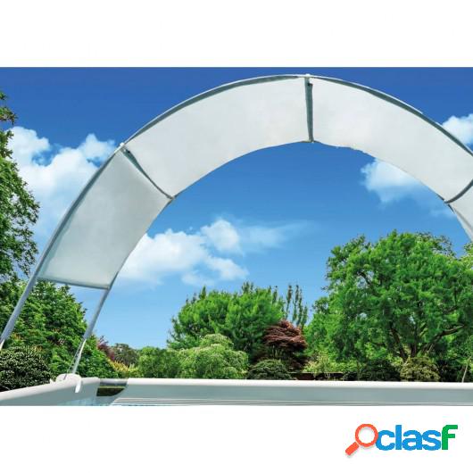 Intex Capota de piscina gris claro