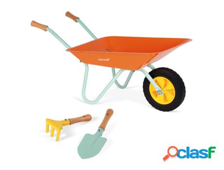 Jogo de Mesa JANOD Metal Wheelbarrow Happy Garden (3 Anos)