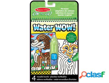 Jogo de Mesa MELISSA & DOUG Water Wow! Pet Mazes (3 Anos)