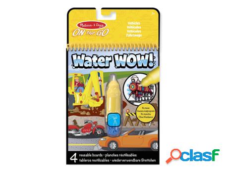 Jogo de Mesa MELISSA & DOUG Water Wow! Vehicles (3 Anos)