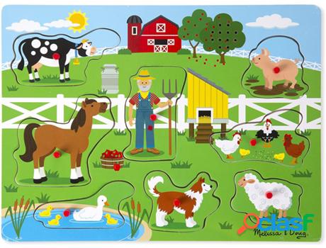 Juego Educativo MELISSA & DOUG (Madera - Verde - 30 x 21 x