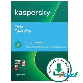 Kaspersky Total Security 2 Dispositivos 1 Año 2022 licencia