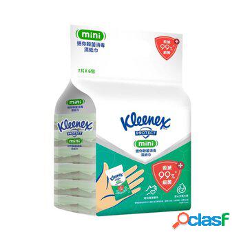 Kimberly-Clark Kleenex - Kleenex Mini Sanitizing Wipes 7s x