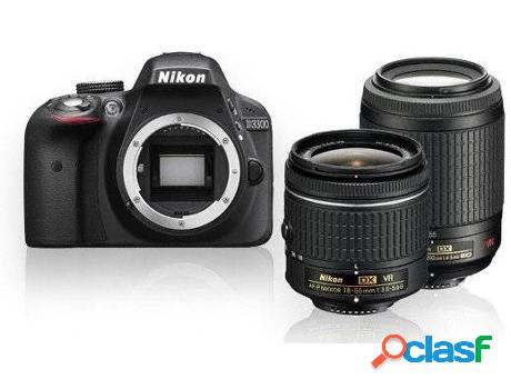 Kit Cámara Réflex NIKON D3300+ AF-P DX 18-55 VR + AF-S DX