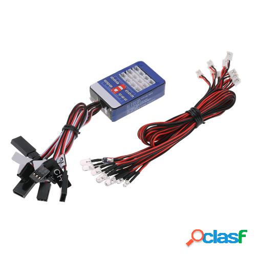 Kit de sistema de iluminación LED de 12 luces de Flash de