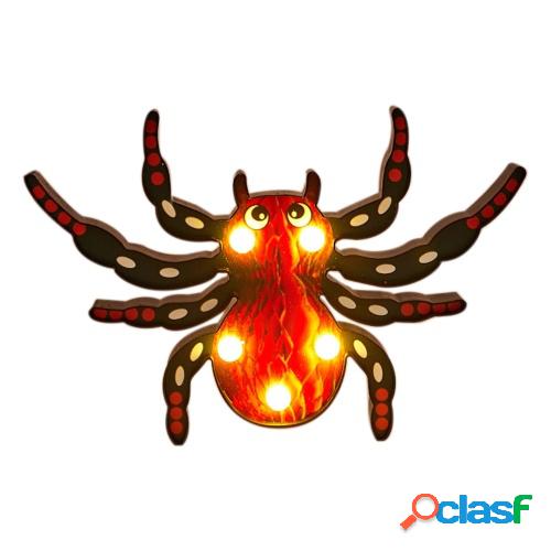 LED Skull Bone Design Luz nocturna Escritorio junto a la