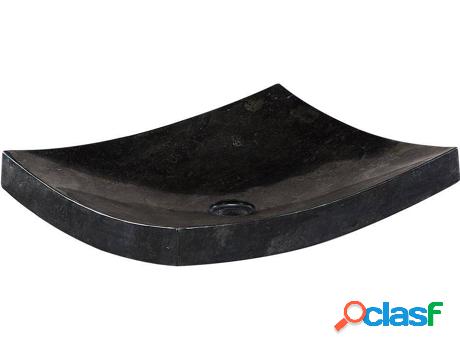 Lavabo VENTE UNIQUE Stream (Gris - Mármol 13x40x50 cm)