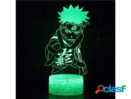 Lámpara Led OHPA 3D 7 Colores Con Mando A Distancia Naruto