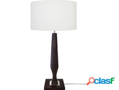 Lámpara de Mesa TOSEL Columbus (Natural, Verde - E27 -