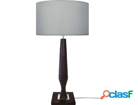 Lámpara de Mesa TOSEL Columbus (Wangué Negro, Blanco