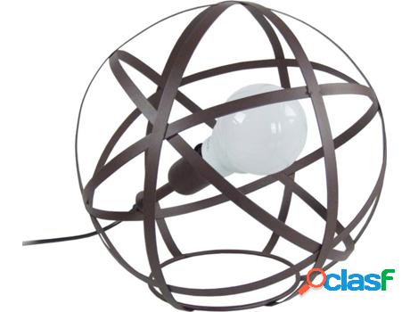 Lámpara de Mesa TOSEL Globe Junon 300 (Marrón - E27 -