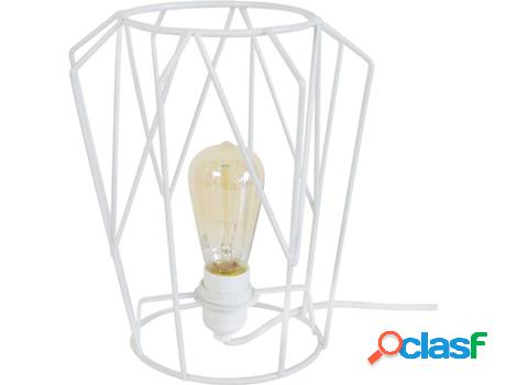 Lámpara de Mesa TOSEL Olympia Blanca 25 x 28.5 cm