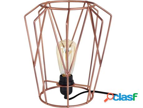 Lámpara de Mesa TOSEL Olympia Cobre 25 x 28.5 cm