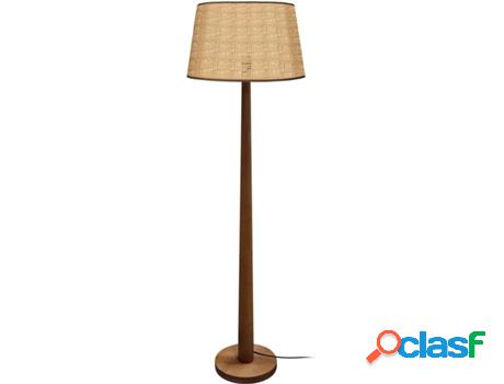Lámpara de Pie Alto TOSEL Talin (Madera - Multicolor - 50 x