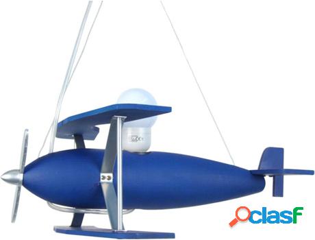 Lámpara de Suspensión TOSEL Avion 11249 Azul